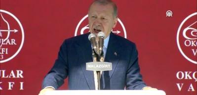 Malazgirt Zaferi'nin 952.yılı kutlamalarında konuşan Başkan Erdoğan 'Artık asıl hedefler y&ouml;nelmenin vaktidir' dedi