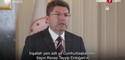 Adalet Bakanı Yılmaz Tun&ccedil;'tan adli yıl mesajı: G&uuml;&ccedil; değil, haklılık hak sebebidir