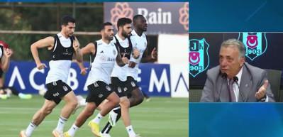 Ahmet Nur &Ccedil;ebi Beşiktaş taraftarına "Biraz sabırlı olun" dedi...Transferler hakkında konuştu...