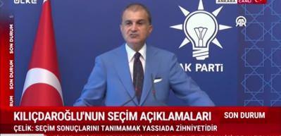 AK Partili &Ccedil;elik Kılı&ccedil;daroğluna tepki g&ouml;sterdi!  Siyaset adamlığına yakışmayan bir a&ccedil;ıklama...