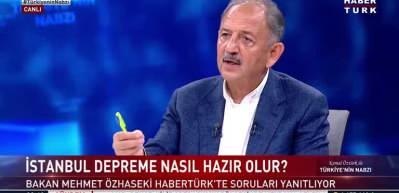 Bakan &Ouml;zhaseki İstanbul'a deprem ile ilgili &ccedil;alıştıklarını a&ccedil;ıkladı! &Ouml;zel deprem kanunu geliyor!