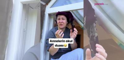 Yasemin Sakallıoğlu'ndan okula d&ouml;n&uuml;şe &ouml;zel "Annelerin okul duası" paylaşımı