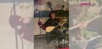Yılmaz Erdoğan sesiyle b&uuml;y&uuml;ledi! Metroda sokak sanat&ccedil;ısına denk gelince t&uuml;rk&uuml;ye eşlik etti!