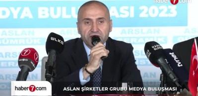 Aslan Şirketler Grubu  Y&ouml;netim Kurulu Başkanı Veli Arslan medya buluşmasında basınla bir araya geldi