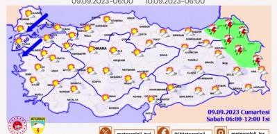 Meteoroloji sağanak uyarısında bulundu! 7 ilde kuvvetli yağış bekleniyor...