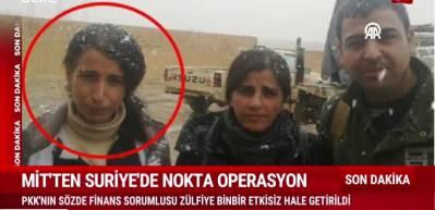 MİT'ten nokta operasyon: Rojna kod kod adlı Z&uuml;lfiye Binbir etkisiz hale getirildi