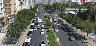 Şanlıurfa'nın merkezinde 750 ara&ccedil;la g&ouml;vde g&ouml;sterisi