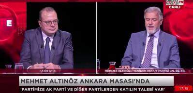Mehmet Altın&ouml;z: 30 yılın ardından İBB'yi Yeniden Refah Partisi olarak biz alacağız
