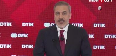 Bakan Hakan Fidan &ccedil;izgiyi &ccedil;ekti: T&uuml;rkiye dahil olmadan m&uuml;mk&uuml;n değil