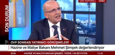 Bakan Şimşek OVP sonrası yatırımcılara y&ouml;nelik &ouml;nemli a&ccedil;ıklamalarda bulundu