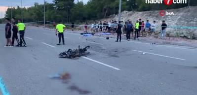 Motosiklet kazası: 2 gen&ccedil; kız hayatını kaybetti
