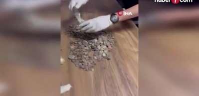 Taş toplama bahanesiyle "tarihi eser"  ka&ccedil;ak&ccedil;ılığı yapan &ccedil;ift g&ouml;zaltına alındı...