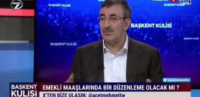 Cumhurbaşkanı Yardımcısı Yılmaz'dan emekli maaşı a&ccedil;ıklaması