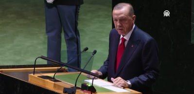 Cumhurbaşkanı Erdoğan'ın BM'deki s&ouml;zleri sosyal medyayı salladı