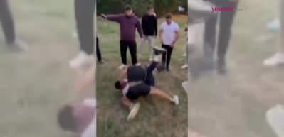 MMA d&ouml;v&uuml;ş&ccedil;&uuml;s&uuml; Kaan Kazgan ile Savaş Cebeci kavga etti! Cebeci kanlar i&ccedil;inde kaldı