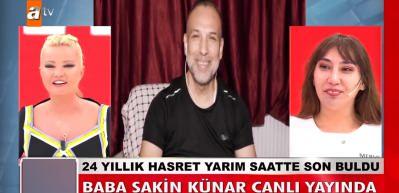 Müge Anlı'nın programında 24 yaşında kızı olduğunu öğrendi! Ses sanatçısı Sakin Künar...
