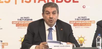 AK Parti'den 11 il i&ccedil;in yerel se&ccedil;im mesajı! G&ouml;ksu İBB iflas etmiştir dedi...