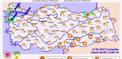 Dikkat, kuvvetli sağanak geliyor! Meteoroloji bir&ccedil;ok ili uyardı!