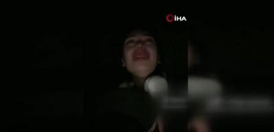 Kaybolan kızlarını beklerken kayalıklarda bulunan &ccedil;antası geldi