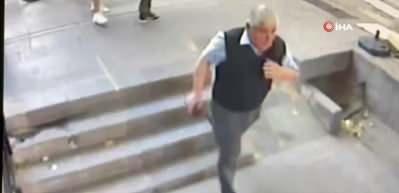 Yaşlı adamın 110 bin lirasını &ccedil;alan şahıs yakalandı: Kapka&ccedil; anı kamerada