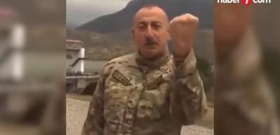 Aliyev, Azerbaycan'a baskı dili ile konuşan Macron'u yerin dibine soktu!