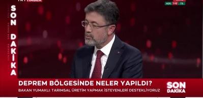 Bakan Yumaklı'dan tarımsal destek a&ccedil;ıklaması