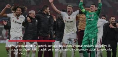 Şampiyonlar Ligi'nde 3 T&uuml;rk takımı yer alabilir