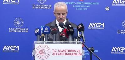 Bakırk&ouml;y-Kirazlı Metro Hattı şubat ayında hizmete a&ccedil;ılacak
