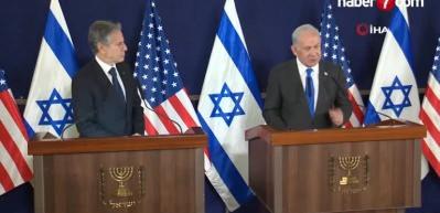 Blinken'dan Netanyahu'ya: "Bir Yahudi olarak buradayım"