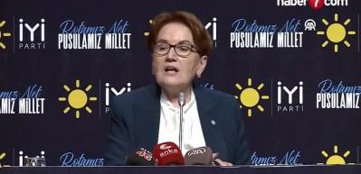 İYİ Parti Genel Başkanı Meral Akşener'den ittifak &ccedil;ıkışı