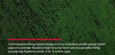Kooperatifleri Birliği, ayçiçeği yağı fiyatlarına yüzde 12 ila 15 indirim yaptı