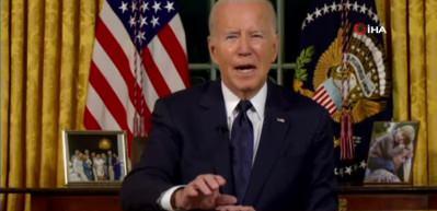 ABD başkanı ulusa seslendi! İsrail'e yapılan eşi benzeri olmamış destek kararını a&ccedil;ıkladı...