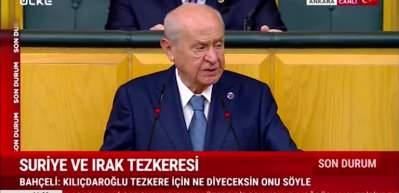 MHP lideri Bah&ccedil;eli'den Anayasa Mahkemesine HDP tepkisi...