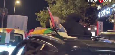 İşgalci İsrail'e karşı Başakşehir'liler protesto da