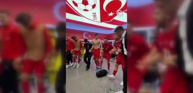 Milliler galibiyeti horon oynayarak kutladı