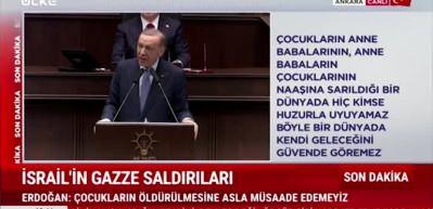 Başkan Erdoğan Anti semitizim ortaya &ccedil;ıkmamış tek millet biziz diyerek, İsrail'e mesaj g&ouml;nderdi