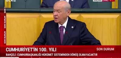MHP lideri Bah&ccedil;eli'den m&uuml;thiş Gazze &ccedil;ıkışı...