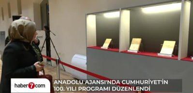 Anadolu Ajansı ''Y&uuml;z Yılın edebi eseri'' programına katıldı