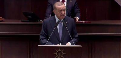 Başkan Erdoğan Batı'ya seslendi "Bu yaptığınız sahtekarlığın dik alasından başka bir şey değildir" dedi