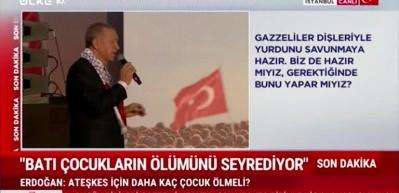 Başkan Erdoğan "İsrail'e tıpkı atalarınız gibi ilerde siz yine T&uuml;rkiye'ye el a&ccedil;acaksınız'dedi