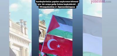 Celal Al'dan alkış toplayan paylaşım: Almanya'da binlerce kişi Filistin i&ccedil;in bir araya geldi!