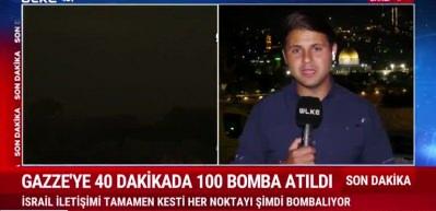 Gazze'ye yoğun bombardıman! 