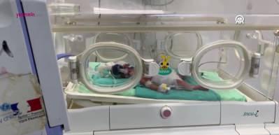 İsrail'in Gazze'ye saldırısında &ouml;len annenin karnındaki bebek kurtarıldı