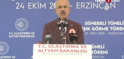 S&uuml;nebeli T&uuml;neli'nde ışık g&ouml;r&uuml;nd&uuml;! Seyahat 20 dakika kısalacak