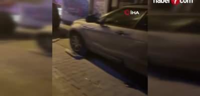 Kadık&ouml;y&rsquo;de bir tır dar sokaklarda onlarca aracı bi&ccedil;ti
