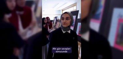 NUN Okulları &ouml;ğrencilerinden Filistin farkındalığı