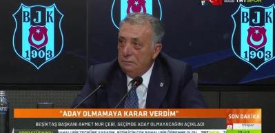 Ahmet Nur &Ccedil;ebi TFF Başkanı ile yaşanan stadyumdaki olaya ilişkin konuştu...