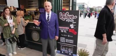 Başkan Yıldırım s&ouml;z&uuml;n&uuml; tuttu: &Ouml;ğrencilere 15 TL'ye kahve