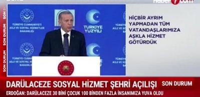Cumhurbaşkanı Erdoğan: Halka tepeden bakanlardan olmadık