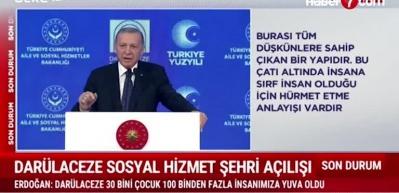 Cumhurbaşkanı Erdoğan'dan "Milletimize iyilik elini uzattık" mesajı